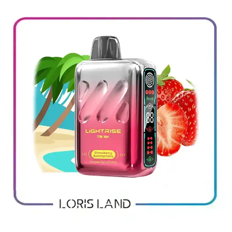 پاد یکبار مصرف توت فرنگی میوه استوایی لایت رایز 18 هزار پاف